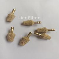 Buy cheap Back Flushing 40um Sintered Brass Gas Filter High Strength product