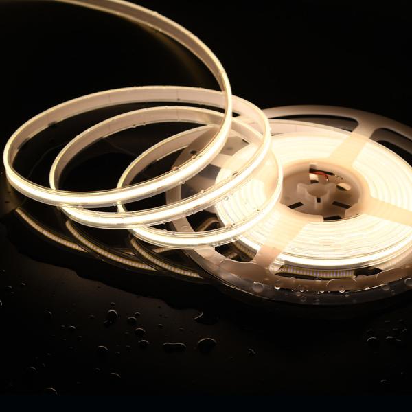 Buy cheap 480 LEDs/m COB LED Strip 12V/24V 5m Length Warm/Cold White Spot-Free Flexible Design from wholesalers