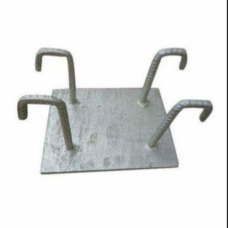 Buy cheap 8mm Electroplating Embedded Steel Plate Concrete Slab Architectural Sheet Metal Parts from wholesalers