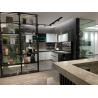 Buy cheap Customized Modern White Metal Kitchen Cabinets Stainless Steel With Sink from wholesalers