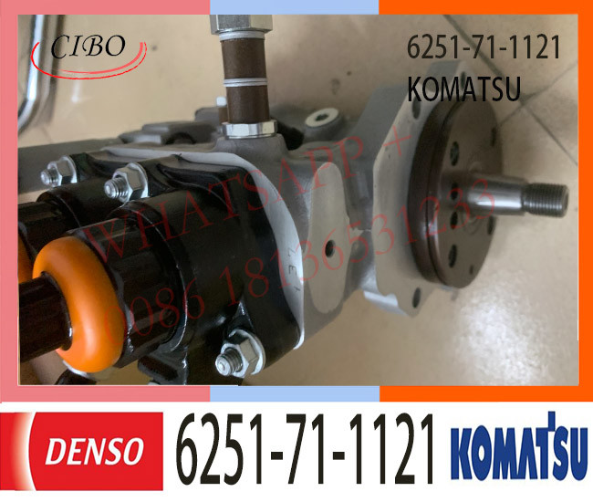 6251-71-1121 KOMATSU Diesel Engine Fuel Pump 6251-71-1120 PC400-7 PC400-8 6D125 094000-0570 094000-0571