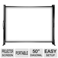 Buy cheap Electric Fixed Projection Screens For Tabletop Presentation , Retractable product
