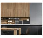 Simple modular custom cheap solid wood kitchen cabinets for kitchen furniture