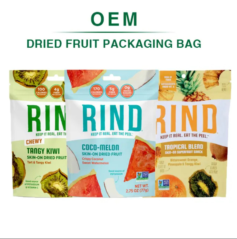 Custom Printed Resealable 5oz 100G Stand Up Pouch Packing Zipper Plastic Foil Mylar Food Snack Nuts Dried Fruit Packaging Bag