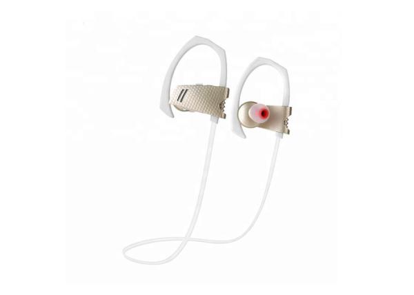 Buy cheap White Waterproof Bluetooth Headphones 10MM Speaker Voice Prompt USB Charging from wholesalers