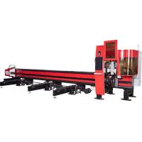 Buy cheap Angle Steel High Speed 3D Laser Pipe Cutting Machine Side Mounted product