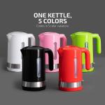 Electric Kettle BPA-Free 1.7L Fast Boiling Water Warmer Auto Shut Off for Coffee