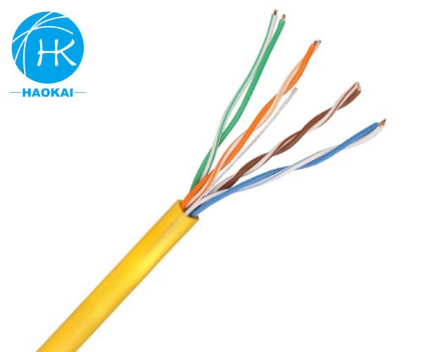Buy cheap Pure Copper 4 Pair LAN Cable Solid HDPE UTP CAT5E Network Cable from wholesalers