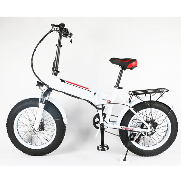 Buy cheap 30KG Net Wight Folding 20 Inch Electric Bike , 25km/H Fat Tire Folding Bikes from wholesalers
