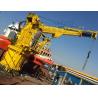 Buy cheap Top Lift Weight 1 ton to 10ton Telescopic boom crane or Knuckle Telescopic Marine crane for sale from wholesalers