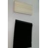 Buy cheap excellent oil-resistance folded bellow covers black colour for protect laser machine slide guide from wholesalers