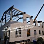 Galvanized H- Beam Steel Structure Framing Systems For Workshop or Villa House