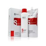 Salon Use Hair Protector Cream For Straightening , Frizz Control Cream Long