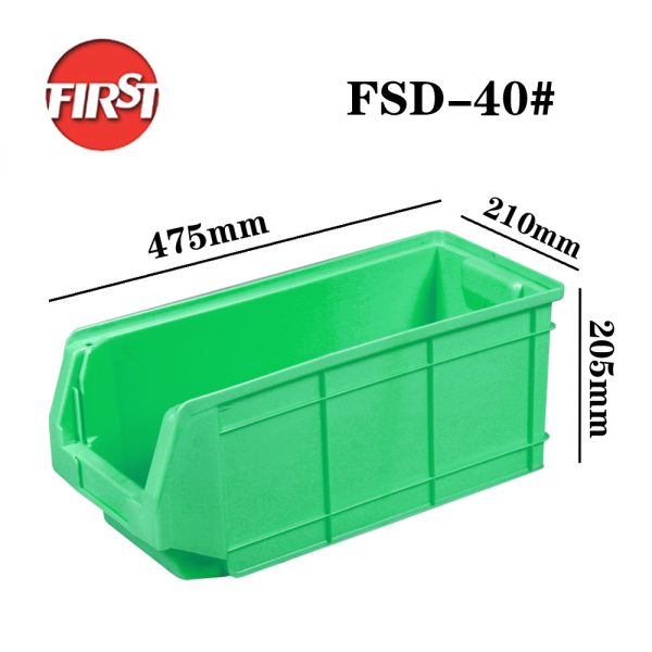 10x10 15 X 15 13x13 Plastic Storage Bins Plastic Stackable Hang Storage Bin Warehouse Tool Parts
