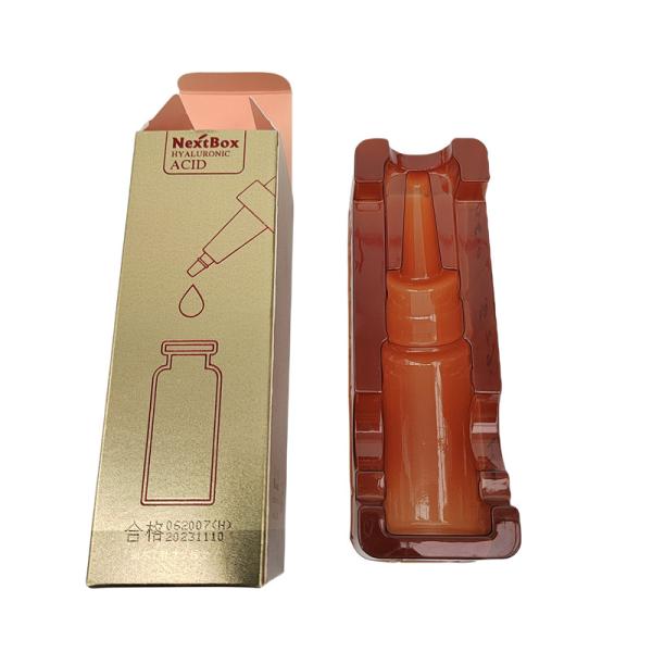 Buy cheap Foldable Cardboard Packing Boxes Kraft Custom With Gold Foil from wholesalers
