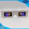 Buy cheap Most Popular 3d Firework Glasses Clear 13500 Diffraction Effect Pet Materials from wholesalers