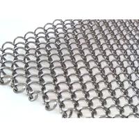 Buy cheap OEM Stainless Steel Metal Coil Drapery Woven Wire Mesh Shower Curtain product