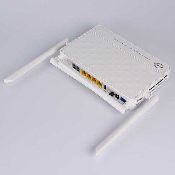 Buy cheap 2.4G 5G 4GE 1USB Dual Band VOIP GEPON AC GPON ONU Router from wholesalers