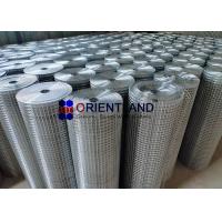 Buy cheap GI Electric Galvanized Welded Wire Mesh Rolls 1" Hole Size 25m product