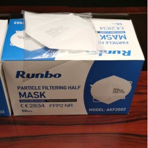 Buy cheap Runbo Brand CE Certificate Antiviral FFP2 Dust Mask Disposable Customized Size product