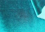 Polyester Spandex Plain Dye Shiny Velvet Fabric For Home Textile