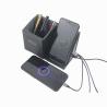 Buy cheap Nonslip LED Leather Wireless Phone Charger Pen Holder Washable For Desk from wholesalers