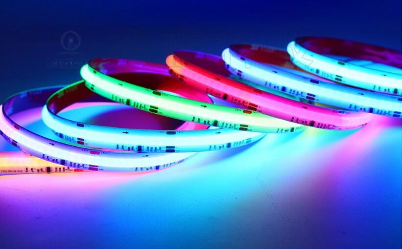 COB Digital Pixel 100mm Cuttable Led Strips 3 Years Warranty 24V Led Strip Lights For Ceiling/Party Decor