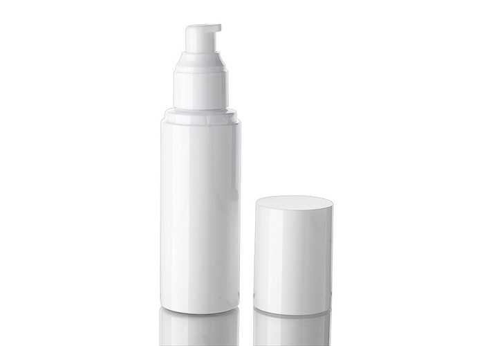 White 100ml Plastic Cosmetic Packaging Bottle With Cap