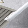 Buy cheap Aluminium Metal Tile Trims Powder Coating Bright White 10mm Height from wholesalers