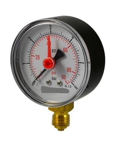 Buy cheap Abs Case Standard Pressure Gauge 40mm 50mm 63mm Dry Manometer from wholesalers