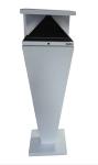 POS Pyramid Holographic Advertising Display Floor Standing 3D Holo Showcase