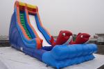Buy cheap Single Lane Fish Decorated Blow Up Water Slide PVC Swimming Pool for Sale from wholesalers