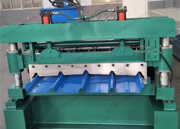 Buy cheap CR12 Roofing Corrugated Sheet Roll Forming Machine PLC For Metal Roof Making from wholesalers