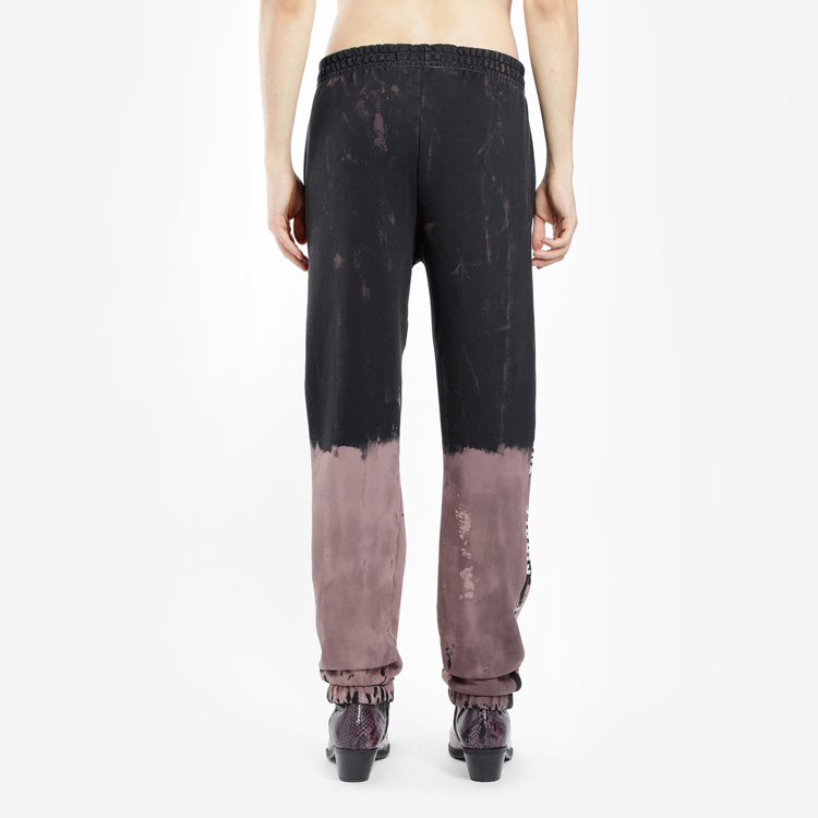 Color Matching Nylon Mens Leisure Pants Workout Sweatpants With Elastic Waist