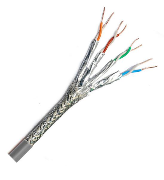 Buy cheap 22awg 4PR Network Patch Cords Cat 8 Ethernet Cable 50 Ft 0.5mm 0.58mm from wholesalers