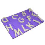 OEM Silicone Letter Cake Molds Fondant English Learning Alphabet Cake Mould