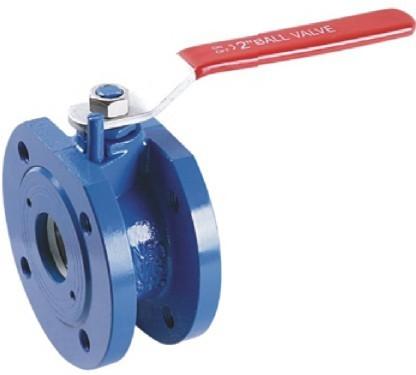 Buy cheap Wafer Type Cast Iron Ball Valve DN50 1.6Mpa DIN Standard Anti - Static from wholesalers