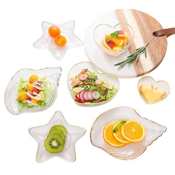 Buy cheap Banquet Glass Beaded Chargers , Round Transparent Plate Charger With Beaded Trim from wholesalers