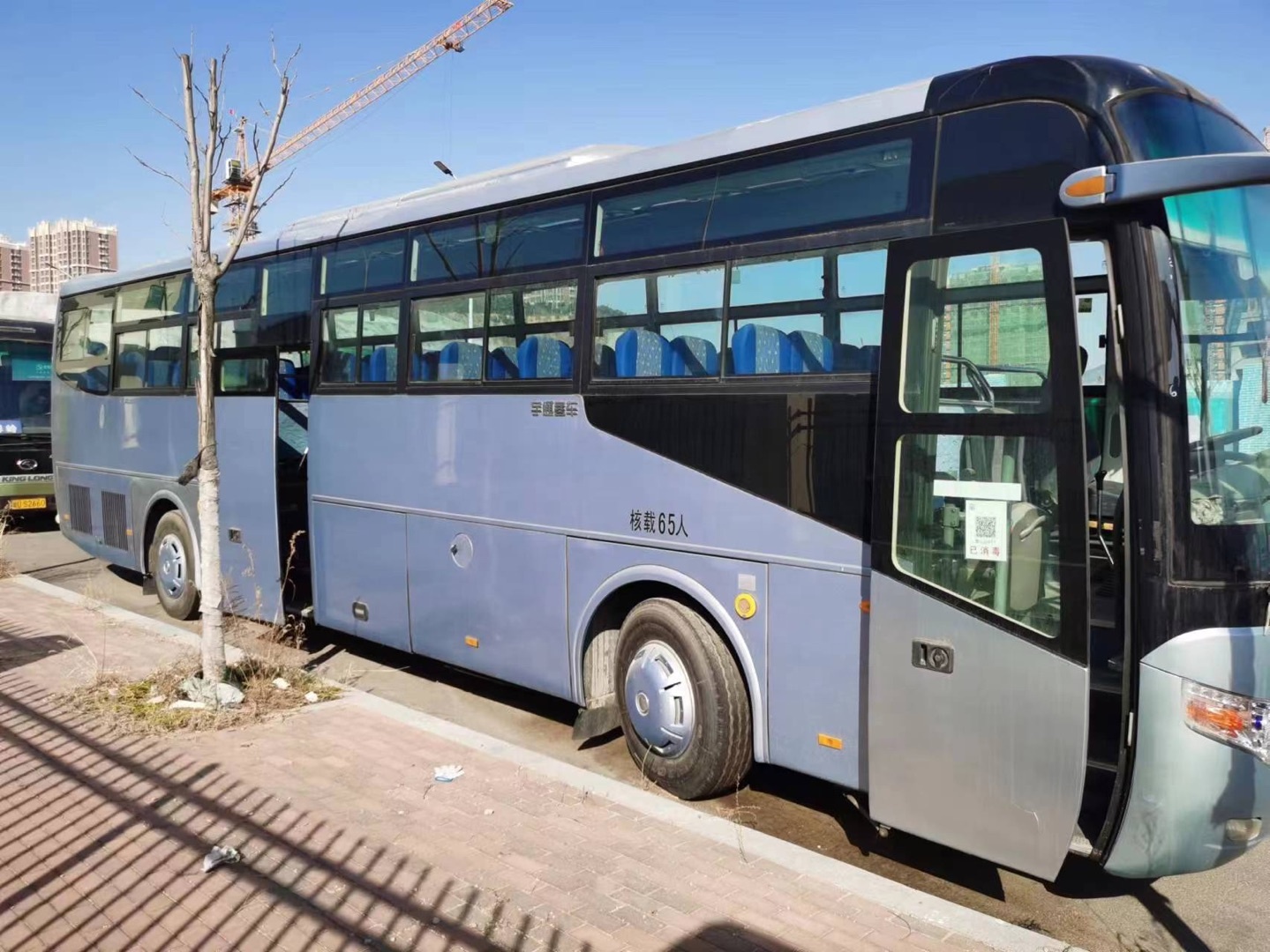 12000mm2550mm3600mm 8900ml Good Condition Customized Used Bus 65 Seats Passenger Bus Coaches