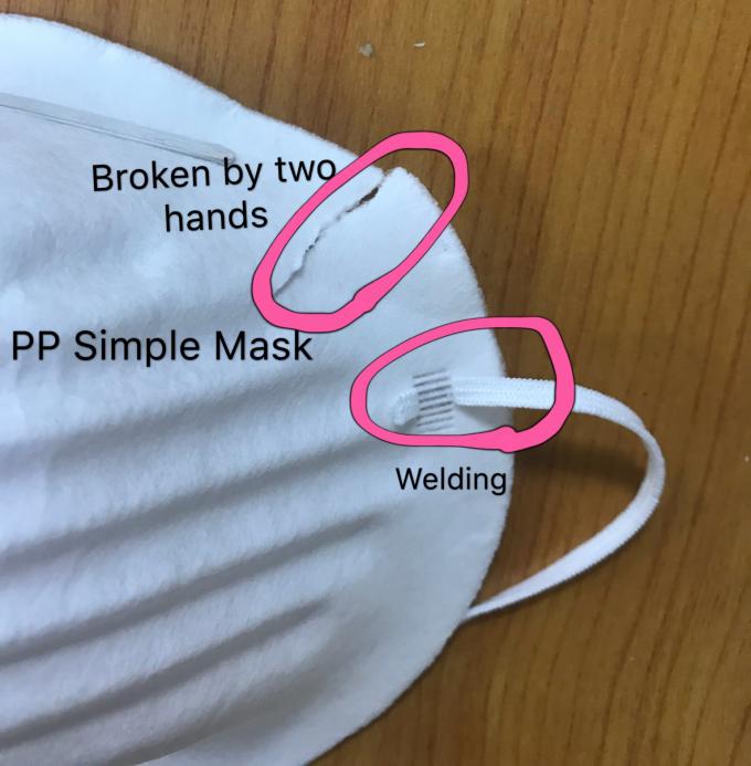 Anti Static Disposable Dust Mask Cutsomzied Size OEM / ODM Available