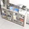 Buy cheap Wooden Frame Glass Locking Storage Cabinet for Office Printer and Filing Storage from wholesalers