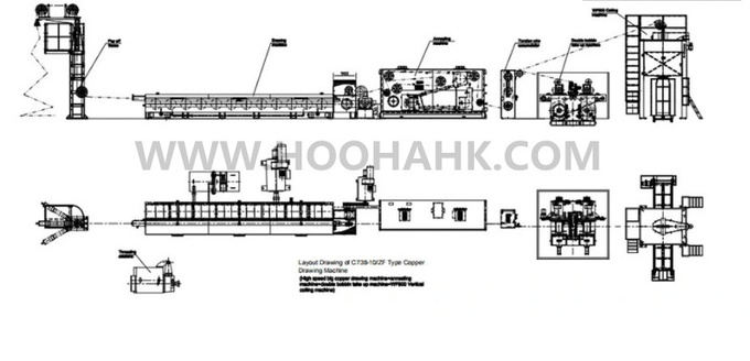 Automatic Multi Wire Drawing Machine with Annealing