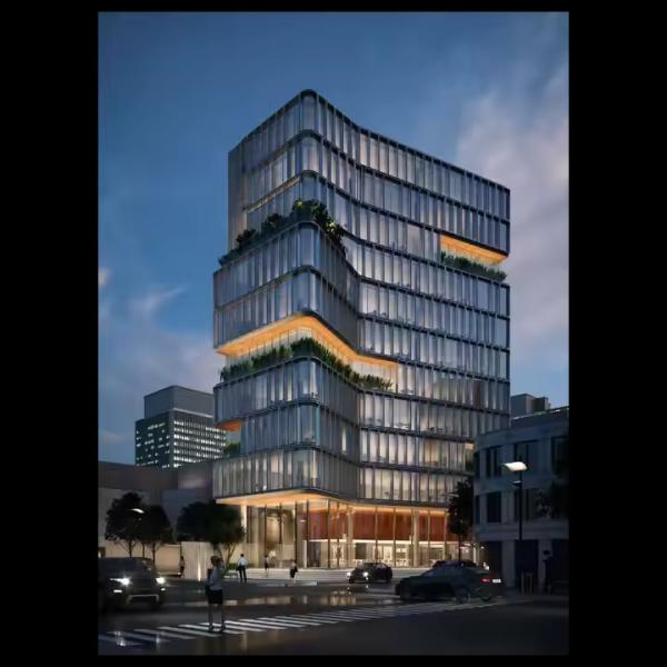Buy cheap Galvanised Steel Frames Multi Storey High Rise Office Hotel Buildings Modern Warehouse Systems from wholesalers