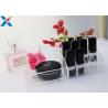 Buy cheap Rectangle Acrylic Makeup Drawer Organizer / Acrylic Cosmetic Organiser ROHS Approved from wholesalers