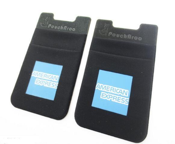 Buy cheap Fashion Black Kangaroo Mobile Phone Pouch Card Holder, Debossed Logo,For American Express from wholesalers