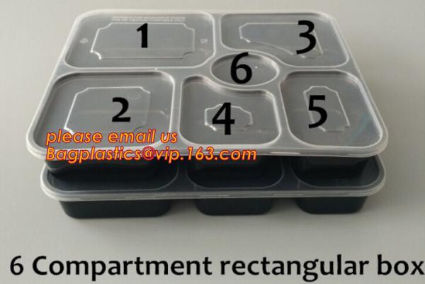 Buy cheap Restaurant Take Away Bento Boxes, Division Food Prep Disposable, Portion Compartment, Lunch box Containers from wholesalers