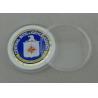 Buy cheap Central Intelligence Agency Brass Military Coin , Soft Enamel And Gold Plating from wholesalers