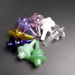 Buy cheap Small Bubble Carb Cap With Hole , Glass Carb Cap For Quartz Nail Dab Rigs from wholesalers