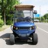 Buy cheap Luxury Blue 2 Seater Electric Golf Cart Lead-Acid Battery Lithium Battery Support Customized Color And LOGO from wholesalers