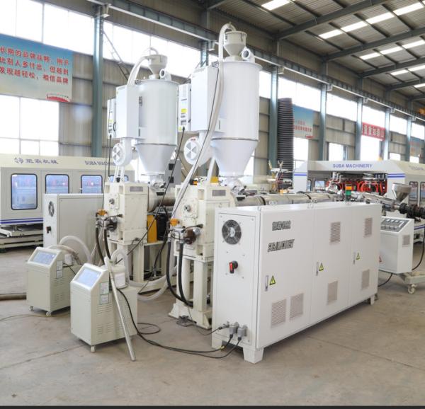 Buy cheap PVC PP HDPE Plastic Pipe Forming Machine Single Screw Corrugated Tube Corrugator from wholesalers